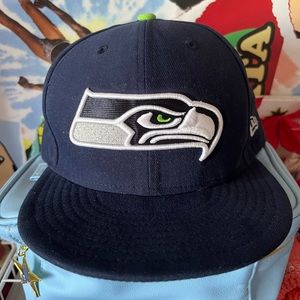 New Era NFL Seattle Seahawks 7 3/4 Fitted Hat